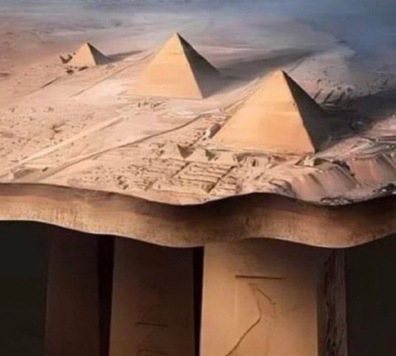 Estructuras cilíndricas debajo de las PIRAMIDES, EGIPTO 2025